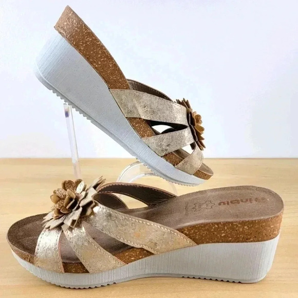 Comfort INBLU Leather  Sandals - Picture 1 of 7